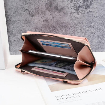 Нова многофункционална едноцветна малка чанта с голям капацитет с едно рамо Модна проста дамска чанта за мобилен телефон през тялото