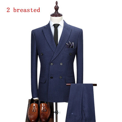 ( Jakna + prsluk + hlače ) Luksuzna marka Boutique Fashion Muško formalno uredsko poslovno odijelo 3 komada Vjenčanica za mladoženje