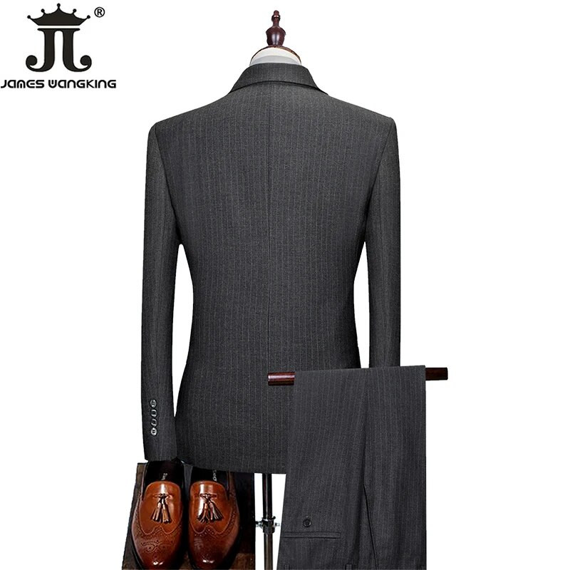 ( Jakna + prsluk + hlače ) Luksuzna marka Boutique Fashion Muško formalno uredsko poslovno odijelo 3 komada Vjenčanica za mladoženje