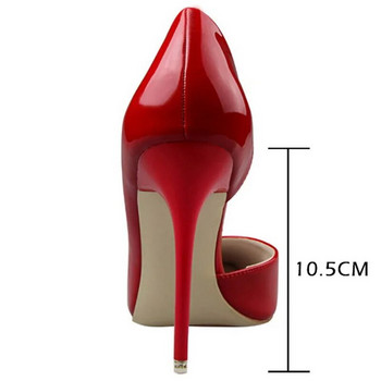 BIGTREE Обувки Лачени обувки на ток 2023 г. Модни дамски помпи Стилет Дамски обувки Секси парти обувки Дамски високи токчета 12 цвята
