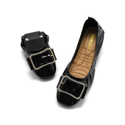 Plokštūs batai Moteriški madingi juodi slydimo batai moterims 2024 m. Odiniai laisvalaikio batai Moteriški Loafers Moteriški Zapatos De Mujer Chaussure