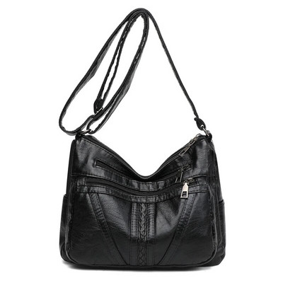 Női hímzős táska Kiváló minőségű bőr női kézitáskák 2023 női válltáska Kis Crossbody táskák nőknek Sac a Main