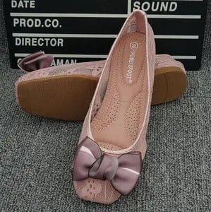 Sweet Butterfly-knot Ženske cipele Korejska verzija proljeće/ljeto Nove balerinke Plitke ženske prozračne mrežaste cipele Lolita cipele