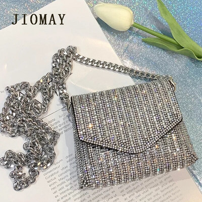 JIOMAY Dinner Water Diamond Handbag 2023 Brand Luksuzna torba Ženski novčanik Modni trend Svestrana ženska četvrtasta torba preko ramena