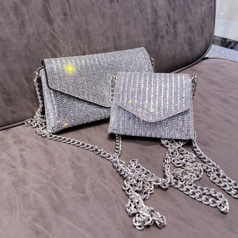 JIOMAY Dinner Water Diamond Handbag 2023 Brand Luksuzna torba Ženski novčanik Modni trend Svestrana ženska četvrtasta torba preko ramena