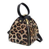 Leopard Print Woman Krepšys PU Oda Crossbody Krepšiai Mini mergaičių pasiuntinių krepšiai Moteriška pečių rankinė Gyvatės oda Sankabos krepšys Piniginė
