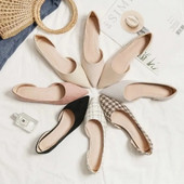 Velike proljetne jesenske cipele s ravnim dnom i ravnim dnom, jednobojne cipele s ravnom potpeticom, jednobojne, natikače Zapatos De Mujer