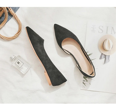 Velike proljetne jesenske cipele s ravnim dnom i ravnim dnom, jednobojne cipele s ravnom potpeticom, jednobojne, natikače Zapatos De Mujer