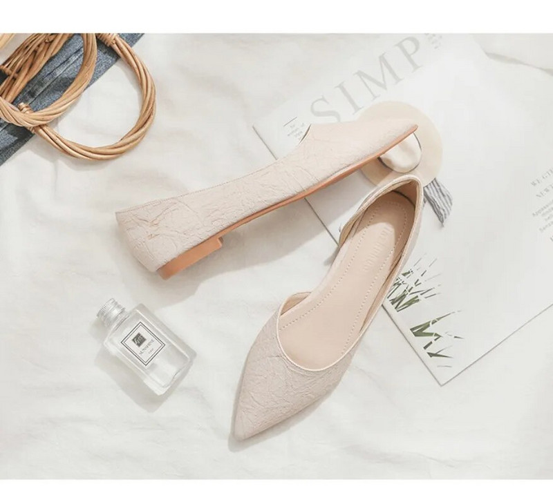 Velike proljetne jesenske cipele s ravnim dnom i ravnim dnom, jednobojne cipele s ravnom potpeticom, jednobojne, natikače Zapatos De Mujer