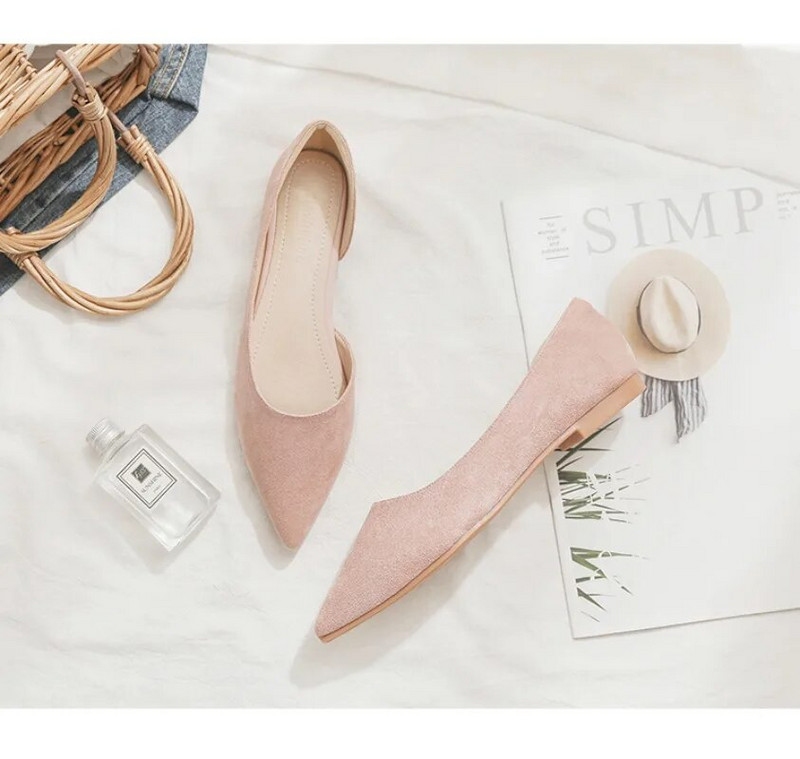 Velike proljetne jesenske cipele s ravnim dnom i ravnim dnom, jednobojne cipele s ravnom potpeticom, jednobojne, natikače Zapatos De Mujer