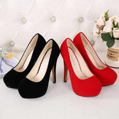 Pantofi de dama cu toc super inalt Pantofi cu platforma impermeabili Club de noapte Fini cu sexy 14 cm Marime mare Tocuri inalte Pantofi de nunta 35-46