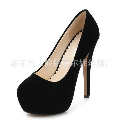 Pantofi de dama cu toc super inalt Pantofi cu platforma impermeabili Club de noapte Fini cu sexy 14 cm Marime mare Tocuri inalte Pantofi de nunta 35-46