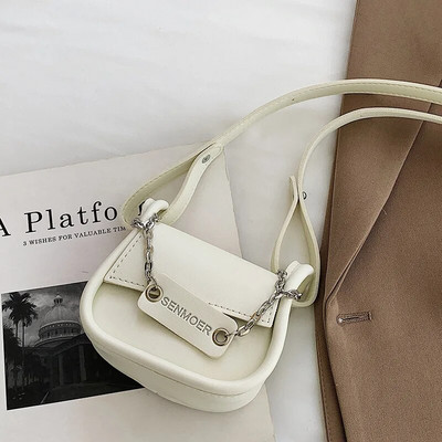 Male ležerne ženske torbice na ramenu, dizajnerske torbice 2022., slova, ženske torbice s lancima, mini ženske torbice i ručne torbice