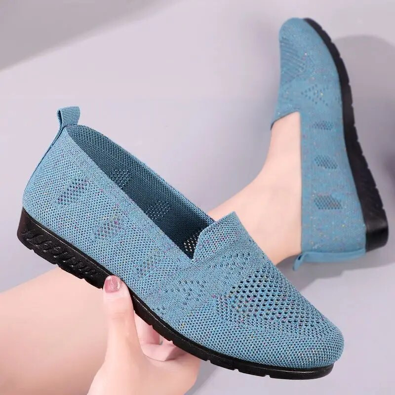 Nauji tinkliniai kvėpuojantys sportbačiai Moteriški, kvėpuojantys, lengvi batai, plokščiapadžiai, laisvalaikio batai moteriški batai, kojinės, avalynė, moteriški Zapatillas Mujer