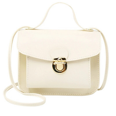 Γυναικεία τσάντα ώμου PU πολλαπλών χρωμάτων Casual μικρό τετράγωνο σακίδιο πλάτης Καλοκαιρινό ρετρό στυλ Γυναικεία διαγώνια τσάντα