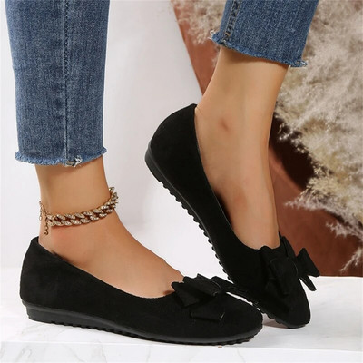 2024 m. Nauji batai moterims Priežastinis Patogus peteliškė Moteriški plokščiapadžiai Kieti vairavimo batai Moteriški žemakulniai vakarėlis Zapatos Muje