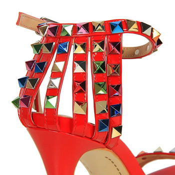 Comemore Ψηλοτάκουνα πριτσίνια Σανδάλια Lady Stiletto Gladiator Pumps Stripper Summer Platform Παπούτσια 2023 Luxury Fashion Γυναικεία 11cm