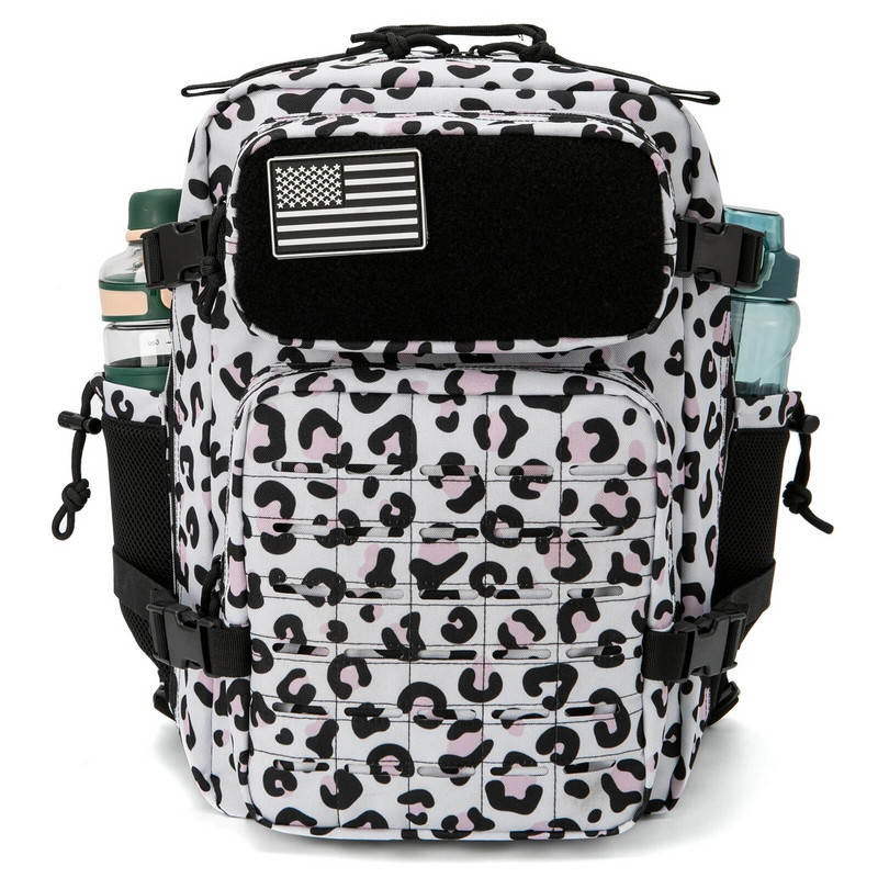 QT&QY 25L vojni taktički ruksaci za muškarce Army Laser Cut Molle Daypack Small Bug Out Bag Gym Ruksak s dvostrukim držačima za čaše