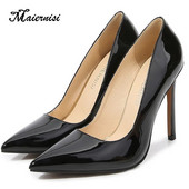 Cipele na visoku petu Ženske stiletto jednobojne ležerne cipele OL cipele u vilinski stil Seksi brend Visokokvalitetne seksi velike veličine 35-46