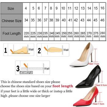 Παπούτσια για ψηλά τακούνια Γυναικεία στιλέτο Solid Casual Model OL Παπούτσια Fairy Style Sexy Μάρκα Υψηλής ποιότητας σέξι μεγάλο μέγεθος 35-46