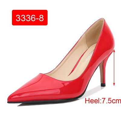 Cipele na visoku petu Ženske stiletto jednobojne ležerne cipele OL cipele u vilinski stil Seksi brend Visokokvalitetne seksi velike veličine 35-46