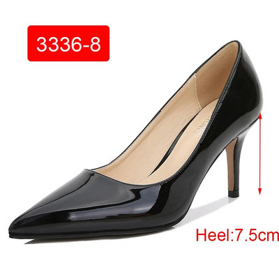 Cipele na visoku petu Ženske stiletto jednobojne ležerne cipele OL cipele u vilinski stil Seksi brend Visokokvalitetne seksi velike veličine 35-46