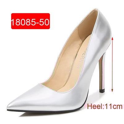 Cipele na visoku petu Ženske stiletto jednobojne ležerne cipele OL cipele u vilinski stil Seksi brend Visokokvalitetne seksi velike veličine 35-46