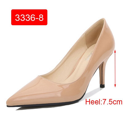 Cipele na visoku petu Ženske stiletto jednobojne ležerne cipele OL cipele u vilinski stil Seksi brend Visokokvalitetne seksi velike veličine 35-46