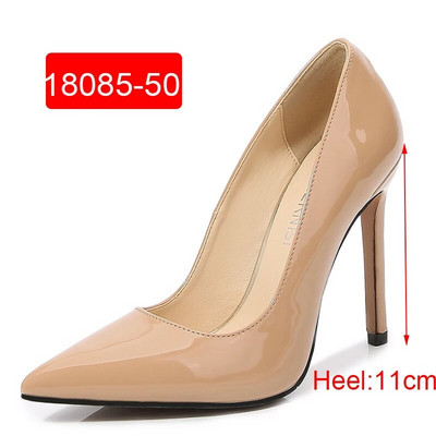 Cipele na visoku petu Ženske stiletto jednobojne ležerne cipele OL cipele u vilinski stil Seksi brend Visokokvalitetne seksi velike veličine 35-46