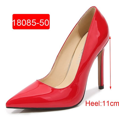 Cipele na visoku petu Ženske stiletto jednobojne ležerne cipele OL cipele u vilinski stil Seksi brend Visokokvalitetne seksi velike veličine 35-46