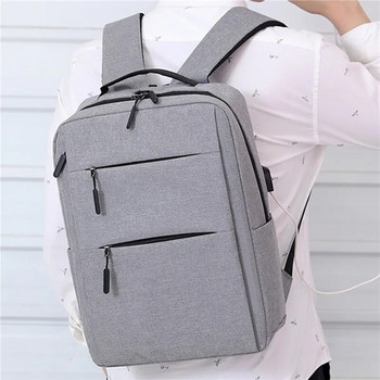 2023 Мъжка раница Многофункционални водоустойчиви чанти за мъжки бизнес раница за лаптоп Чанта за USB зареждане Найлонова ежедневна раница