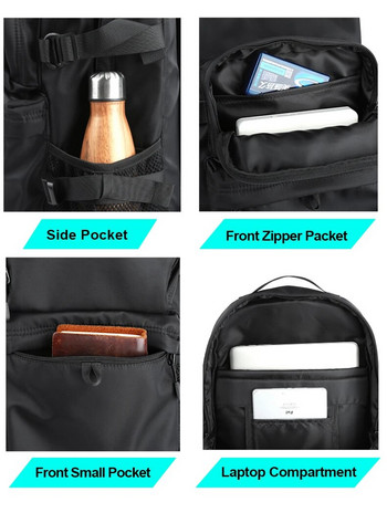 Продавам добре ежедневна мъжка раница в уличен стил с голям капацитет 17 инча раница за пътуване за лаптоп Tiding University College Ученическа чанта