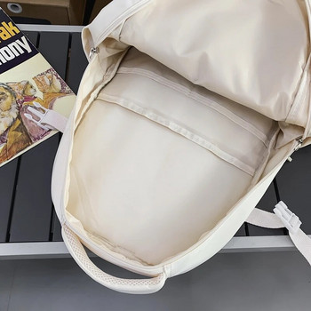 JOYPESSIE Модна тийнейджърска водоустойчива чанта за гимназисти Момичета Момчета Ученическа чанта Найлонова черна раница Дамски лаптоп Mochila