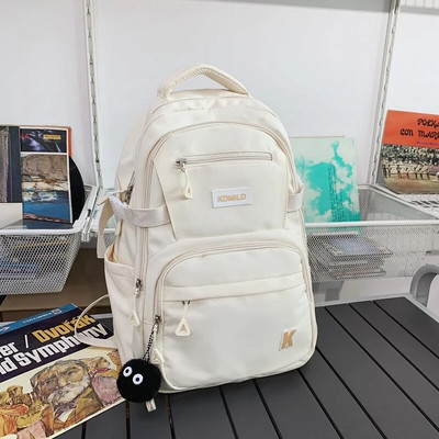 JOYPESSIE mados paauglių vandeniui atsparus knygų krepšys vidurinės mokyklos mergaitėms berniukams, nailoninis juodas kuprinė, moteriškas nešiojamas kompiuteris Mochila