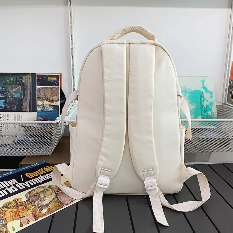 JOYPESSIE mados paauglių vandeniui atsparus knygų krepšys vidurinės mokyklos mergaitėms berniukams, nailoninis juodas kuprinė, moteriškas nešiojamas kompiuteris Mochila