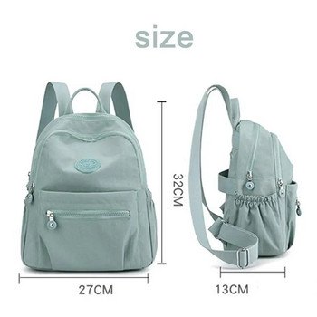 Γυναικείο μικρό σακίδιο πλάτης Ταξιδιωτική σχολική τσάντα ώμου μεγάλης χωρητικότητας Ευέλικτο σακίδιο πλάτης Daypack Fashion Γυναικεία τσάντα