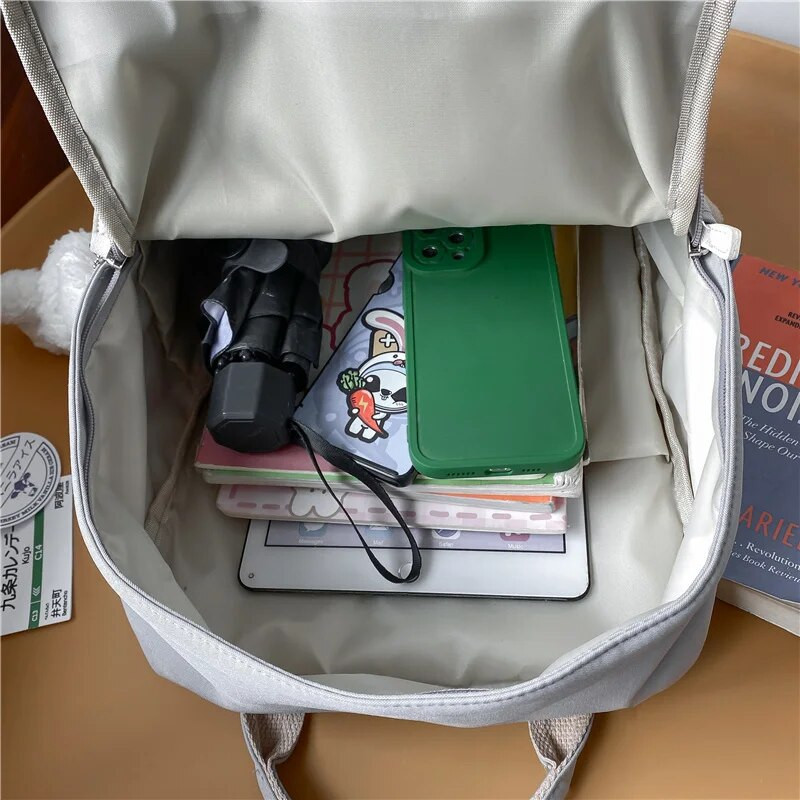 Divatos női nagy kapacitású hátizsák tinédzsereknek fekete iskolatáska női üzleti utazó könyvtáska lány vízálló ÚJ Mochila