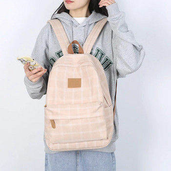 Σχολική τσάντα Fashion Girl College Casual Νέα απλή γυναικεία τσάντα πλάτης ριγέ τσάντες για εφηβική τσάντα ώμου ταξιδιού Σακίδιο πλάτης