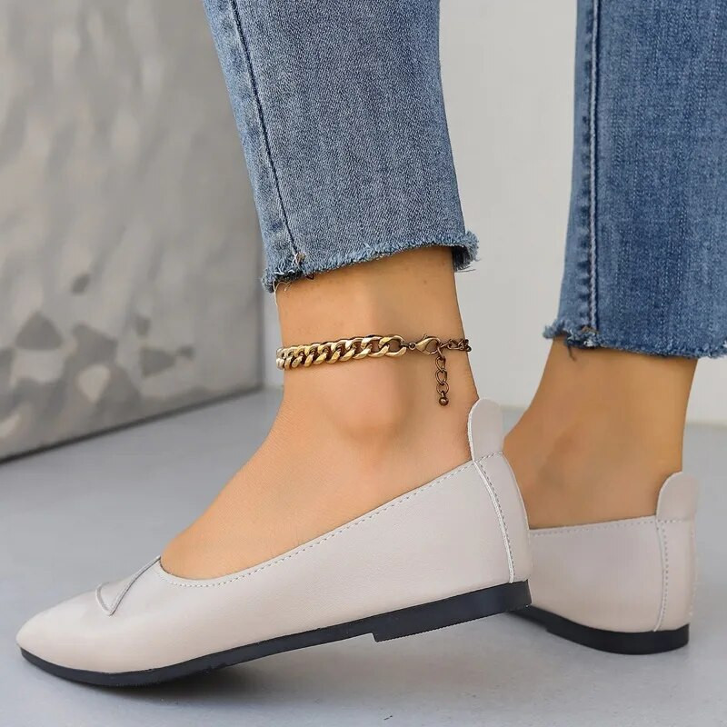 Nove cipele za žene Sweet Spring Ženske balerinke Lagane balerinke Meki donji dio Školske cipele za slobodno vrijeme Ženske ravne cipele Zapatos De Mujer