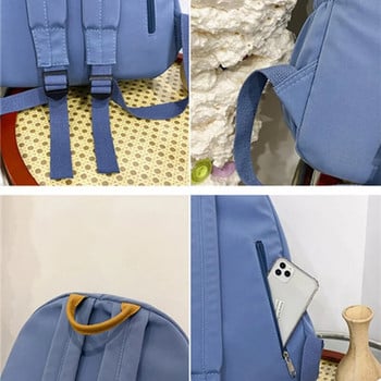 Kawaii Универсална раница с голям капацитет Корейска версия Проста чанта за съхранение Обратно към училище Офис консумативи Сладки канцеларски материали