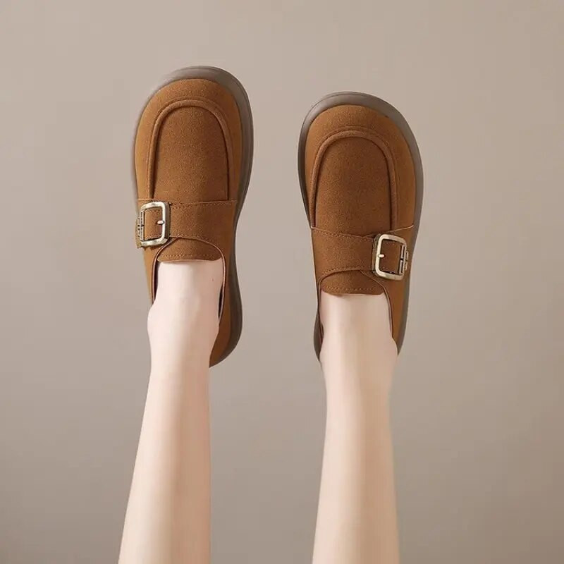 Moteriški batai, 2024 m. Nauji „Femme Flats“ batai Vulkanizuoti laisvalaikio sportbačiai Moteriški „Slip-on“ plokščiapadžiai „Mother“ batai dideli, 35–42 dydžio madingi patogumai