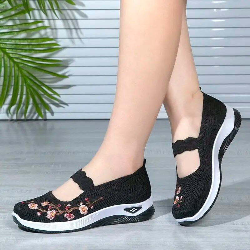 Ženske tenisice na tanke cipele Mary Janes Loafer Cipele Prozračne ležerne ženske cipele Lagane i mekane mrežaste cipele za hodanje Zapatillas Mujer