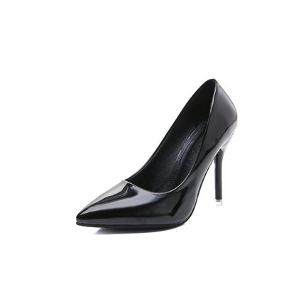 Madingi aukštakulniai 2023 m. Nauji ploni aukštakulniai moteriški siurblys Paprasti suknelės batai Seksualūs smailūs vakarėliai, didelio dydžio 43 batai moterims