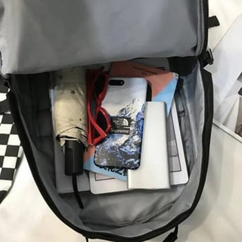 Απλά σακίδια πλάτης Τσάντα ταξιδιού μεγάλης χωρητικότητας Μαθητική σχολική τσάντα Harajuku Γυναικεία ανδρική τσάντα Unisex High Street