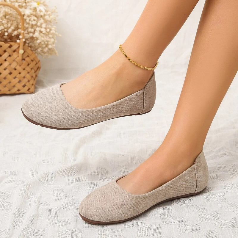 Ravne proljetne nove ravne cipele s modnim printom, plitkim ustima, luksuzne jednostruke ženske cipele velikih veličina