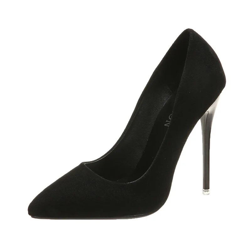 Cipele na super visoke špicere Ženske uredske cipele sa šiljatim prstima na tanku petu Ženske velike veličine 44 45 zapatos mujer