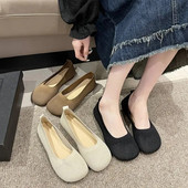 Madingi batai basomis kojomis Moteriški batai Pavasario rudeniniai laisvalaikio batai Espadrilės sportbačiai plokščiakulniai audimo kvadratiniai pirštai 42 dydis