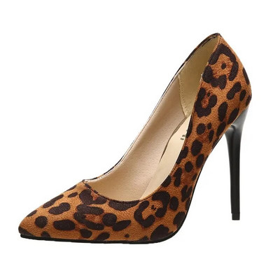 Crveni gumeni donji dio Cipele s visokom potpeticom Ženske cipele s leopard printom, seksi stilettos dizajnerske cipele s potpeticom za zabave, isporuka