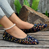 Modne ženske cipele s okruglim prstima, niske potpetice, ženske balerinke, luksuzne marke Mrežaste cipele, ženske natikače, ležerne Zapatos De Mujer