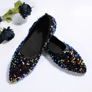 Γυναικεία παπούτσια μόδας με στρογγυλά δάχτυλα με χαμηλά τακούνια Γυναικεία μπαλέτα πολυτελείας επώνυμα δίχτυα παπούτσια Lady Slip-On Casual Zapatos De Mujer
